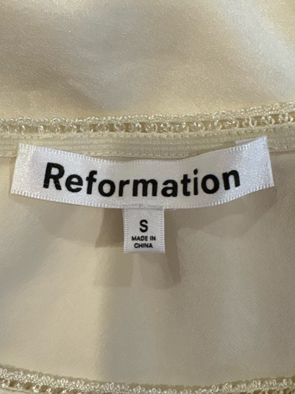 Reformation Edda Silk Mini Skirt S - Picture 4 of 5